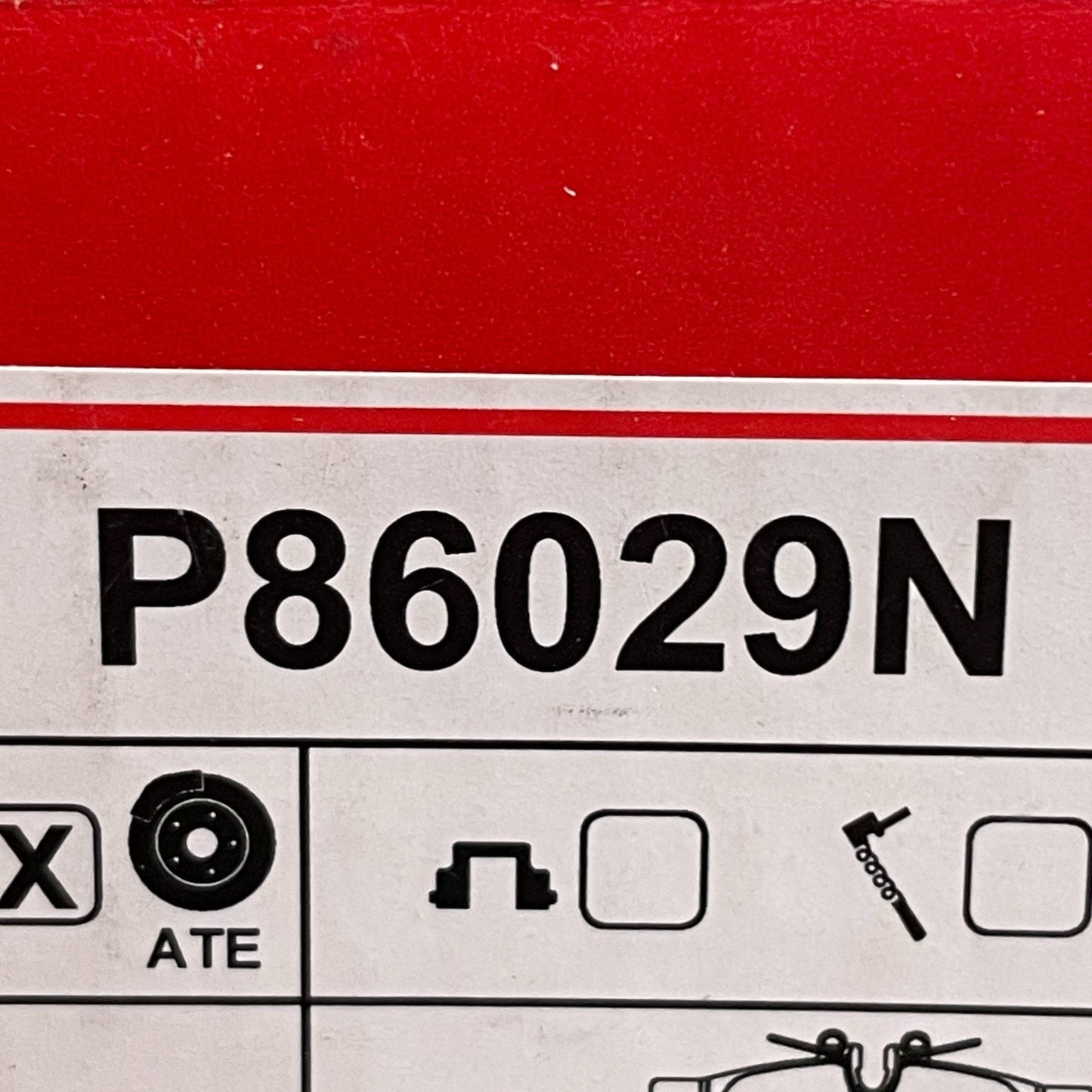 Brembo P86029N Premium Ceramic Rear Disc Brake Pad Set Low Dust