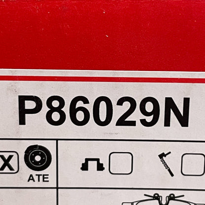 Brembo P86029N Premium Ceramic Rear Disc Brake Pad Set Low Dust