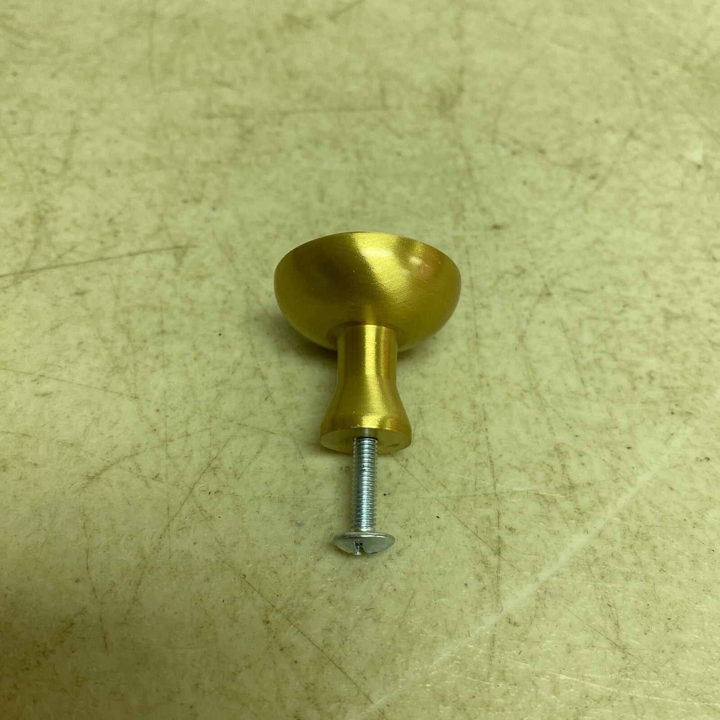 Signature Hardware 1-1/4" Strasbourg Brass Cabinet Knob - Satin Brass