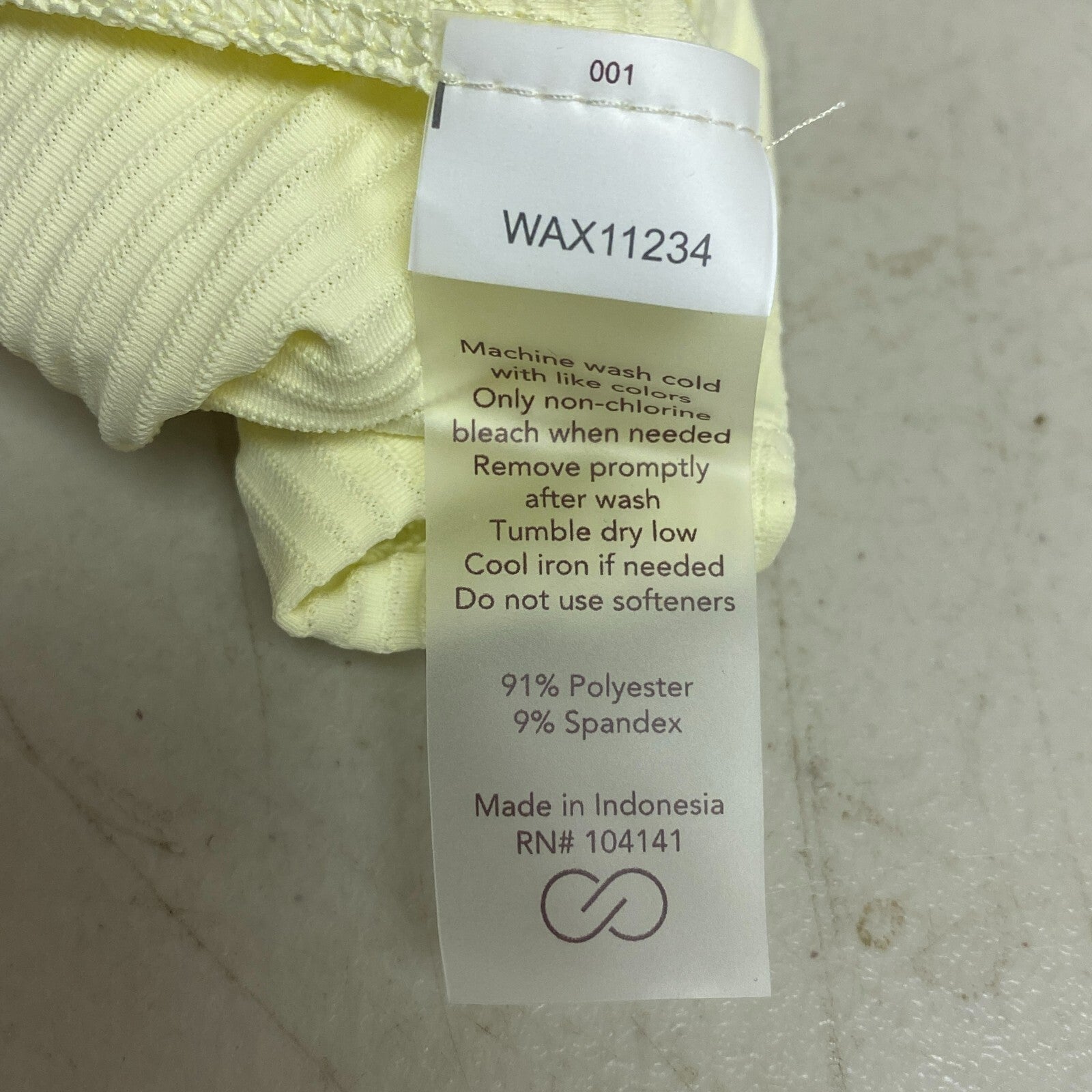 Calia Women Crop Wrap & Tie Tank Lemon Sorbet Solid Sleeveless WAX11234