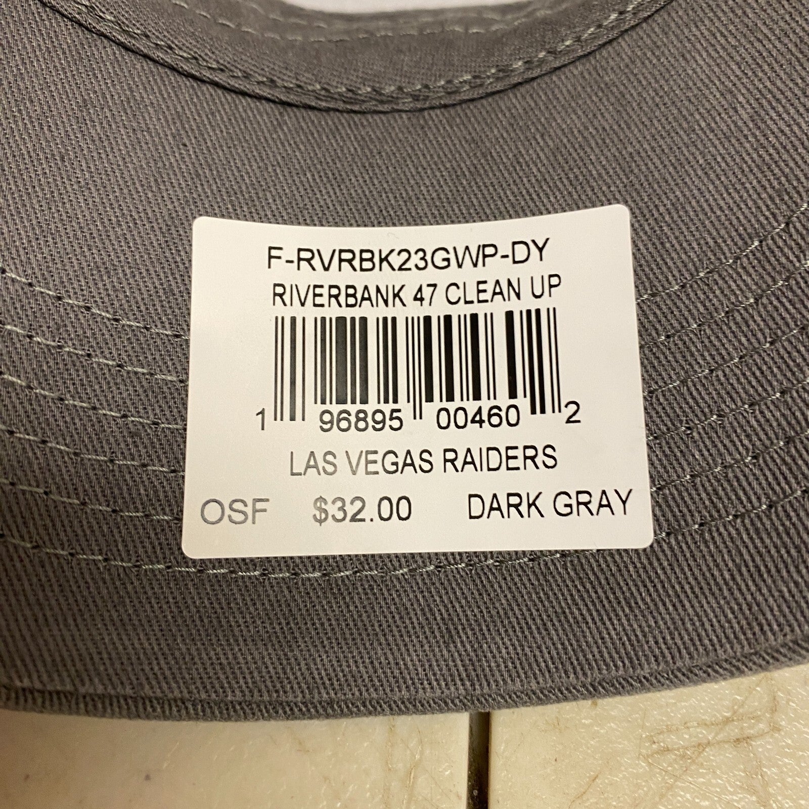 47' Las Vegas Raiders Clean Up Hat Trucker Cap Snapback Mesh Adjustable One Size