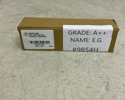 SIGNATURE HARDWARE 3-3.4" Antique Brass Colmar Solid Brass Cabinet Pull ...