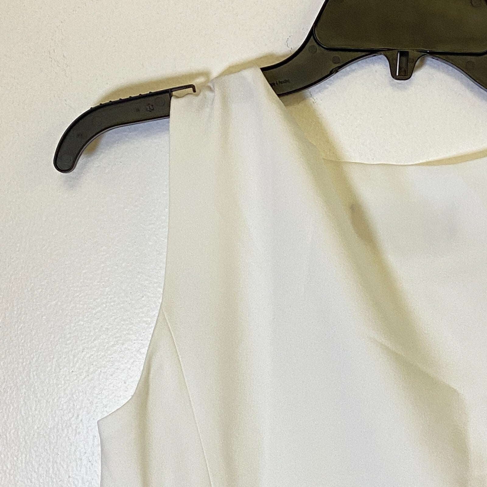 Black Label By Evan-Picone Sleeveless Fit+Flare Dress Size 8 Color Natural White