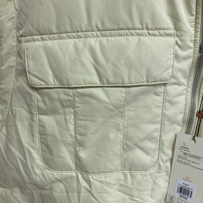 CALIA Womens Journey Fashion Zip Pocket Vest Light Sand Different Sizes WAX36035