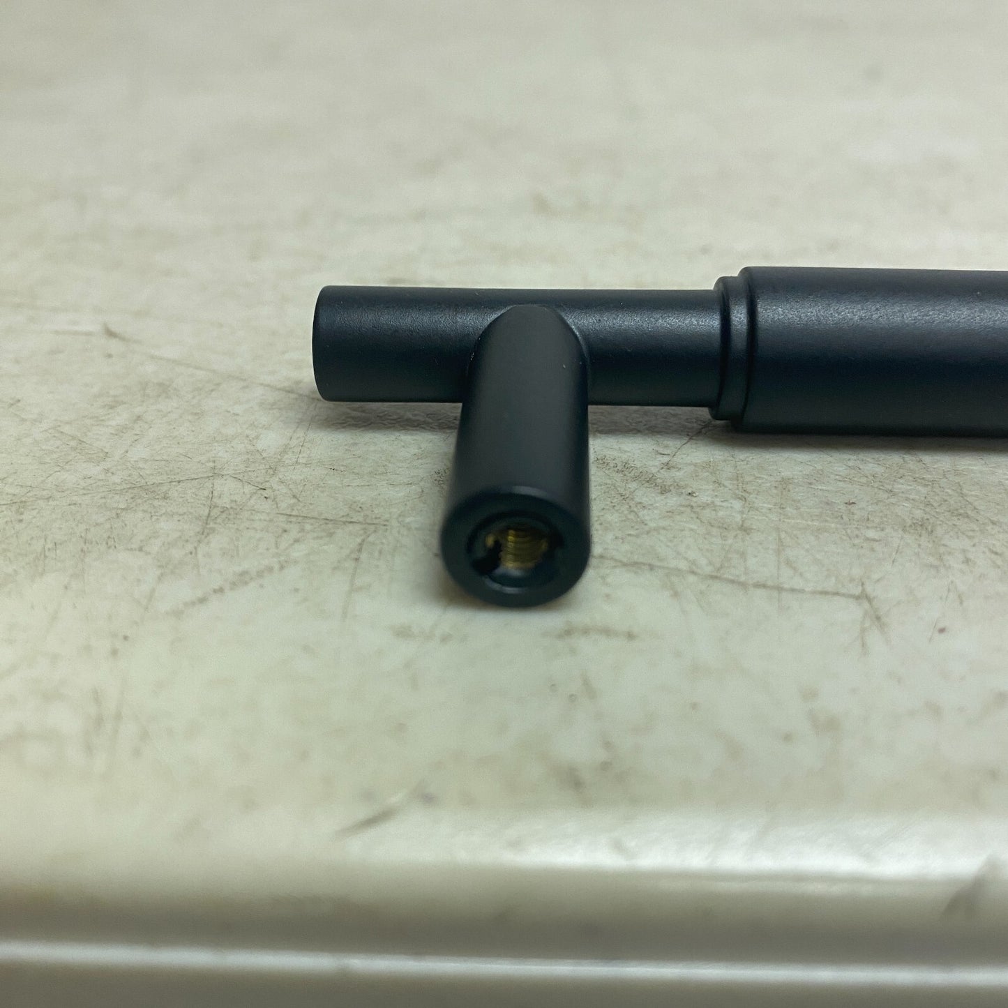 Signature Hardware 3-3/4'' Colmar Solid Brass Cabinet Pull - Matte Black