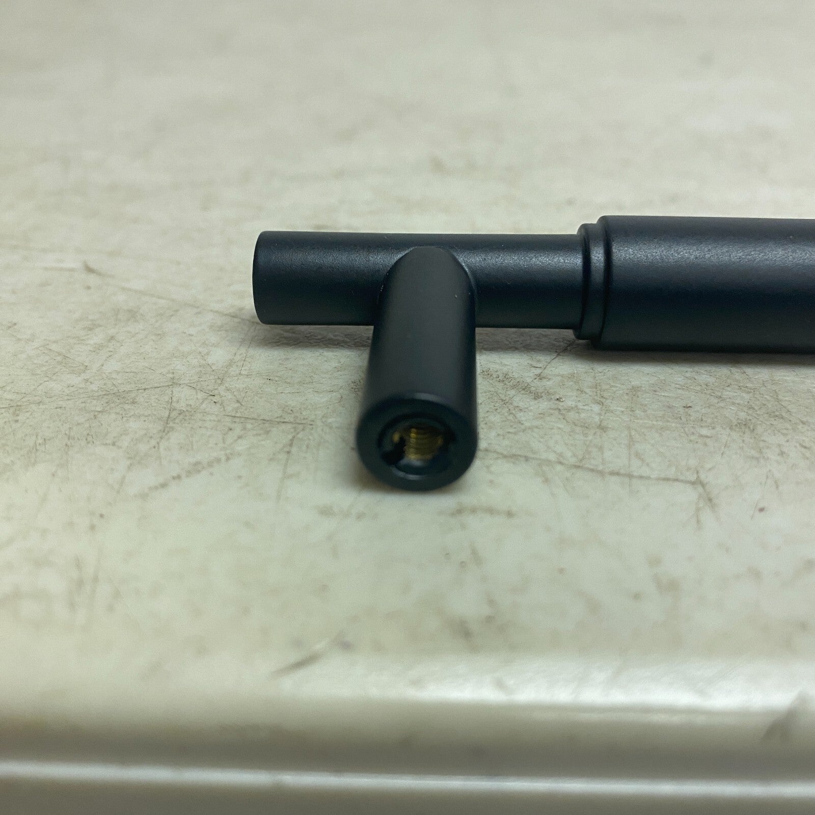 Signature Hardware 3-3/4'' Colmar Solid Brass Cabinet Pull - Matte Black