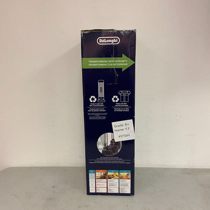DeLonghi 1500W Ceramic Tower Space Heater w/ Thermostat And Remote