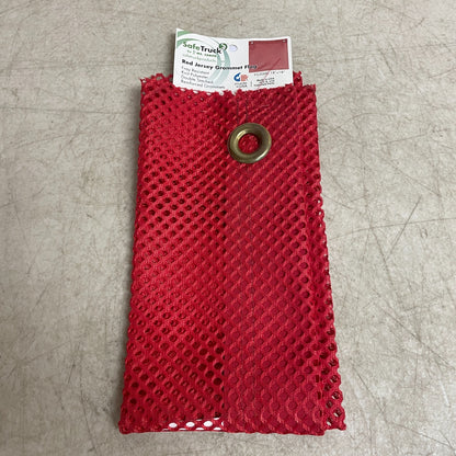 SafeTruck Red Jersey Safety Flag 18" x 18" FG300C with Heavy-Duty Grommets