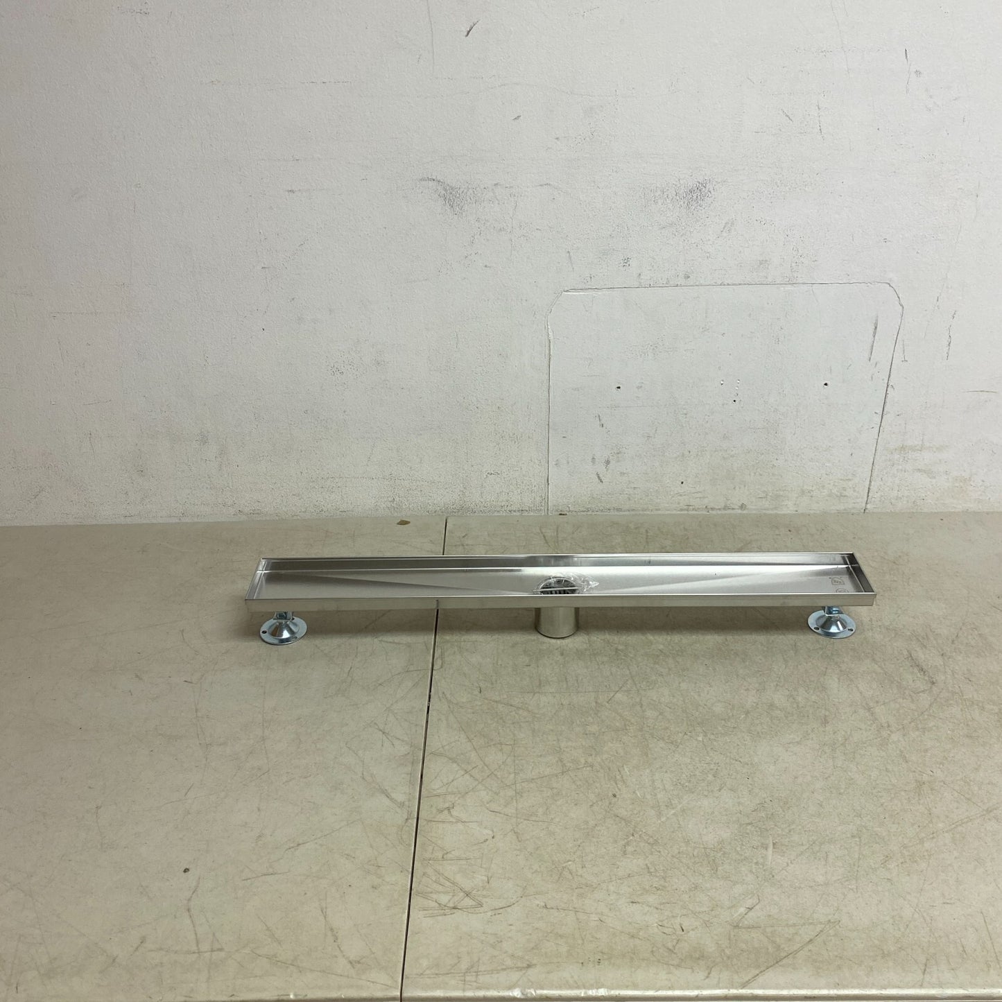 Signature Hardware 28" Cohen Linear Tile-In Shower Drain - Brushed Stainless S..