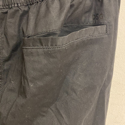 DSG Men's Training Causal Cotton Woven Jogger Athletic Fit Pure Black DAM23111