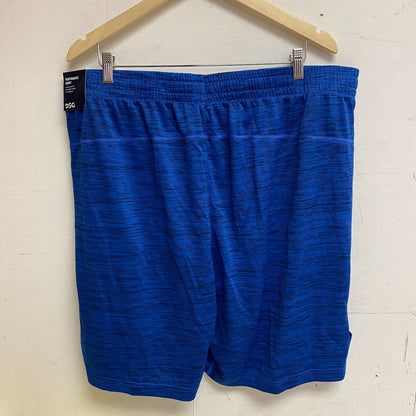 DSG Performance Novelty Textured Training Short University Navy/Cobalt DAM20114N