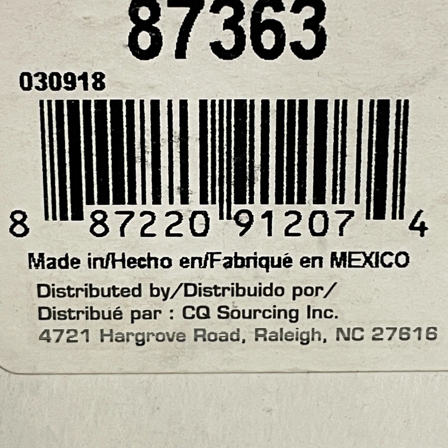 Carquest 87363 Round Axial-Seal Engine Air Filter