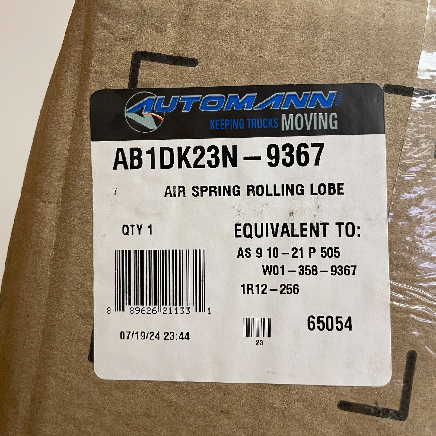 Automann Phoenix AB1DK23N-9367 Rolling Lobe Air Spring Assembly Heavy Duty