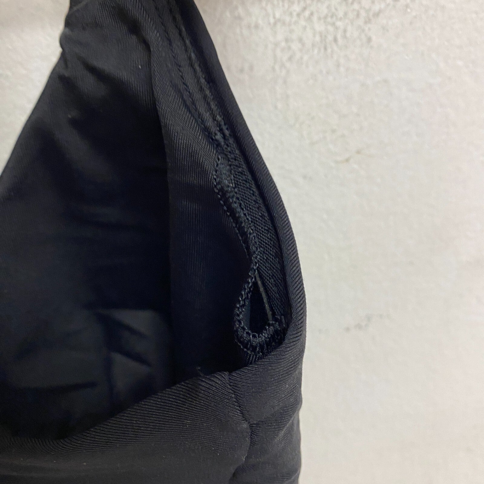 Calia Women  Swim Medium Support Ruched Front Cross Back Top PURE BLACK WSA22202