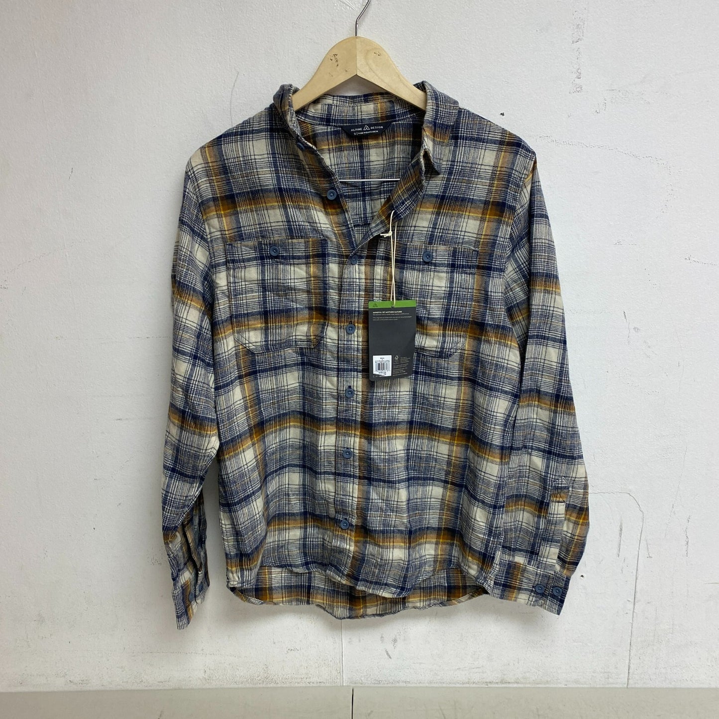 Alpine Design Men's AD M Brushed Flannel Multi Hawthorn Plaid ADM23300