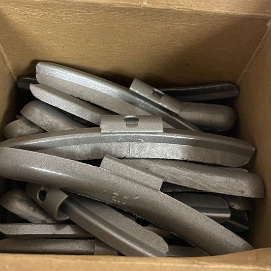 Carquest Wearever LH200 2 oz Clip-On Lead Wheel Weights 25-Pack Zinc Coated