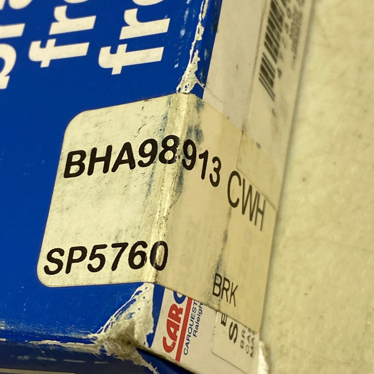 Carquest Wearever Brake Hydraulic Hose Assembly BHA98913