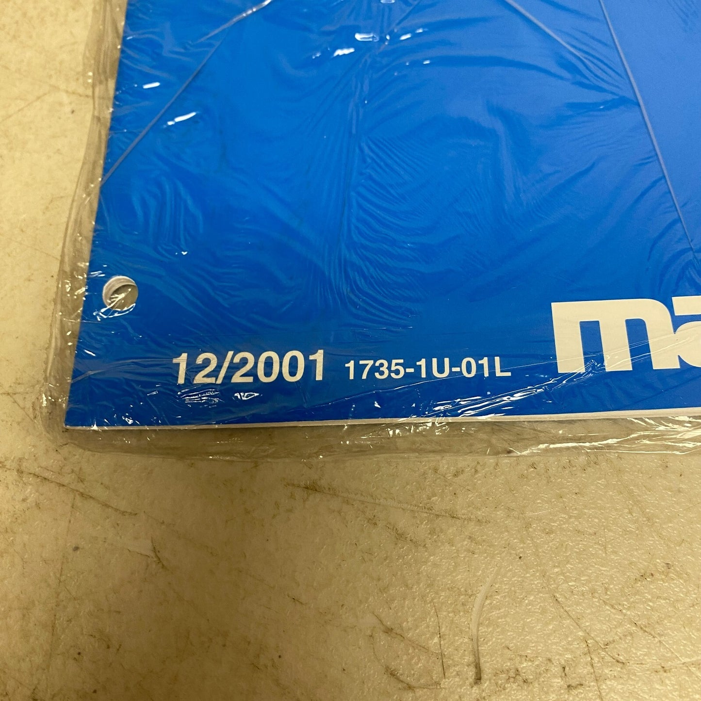 Mazda Engine Workshop Manual AJ 9999-95-EWAJ-02 , #559-1CP