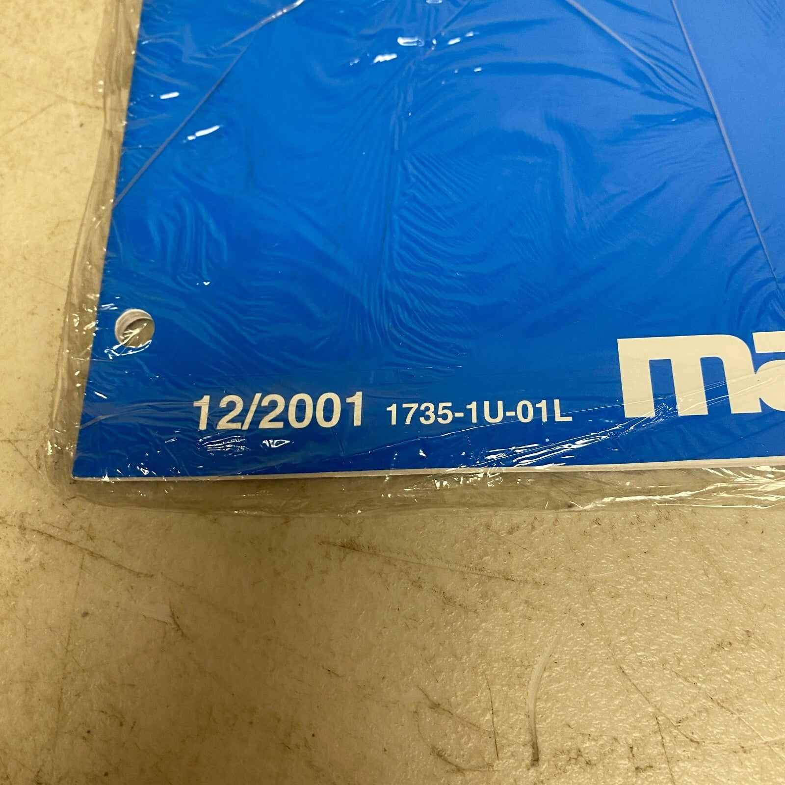 Mazda Engine Workshop Manual AJ 9999-95-EWAJ-02 , #559-1CP