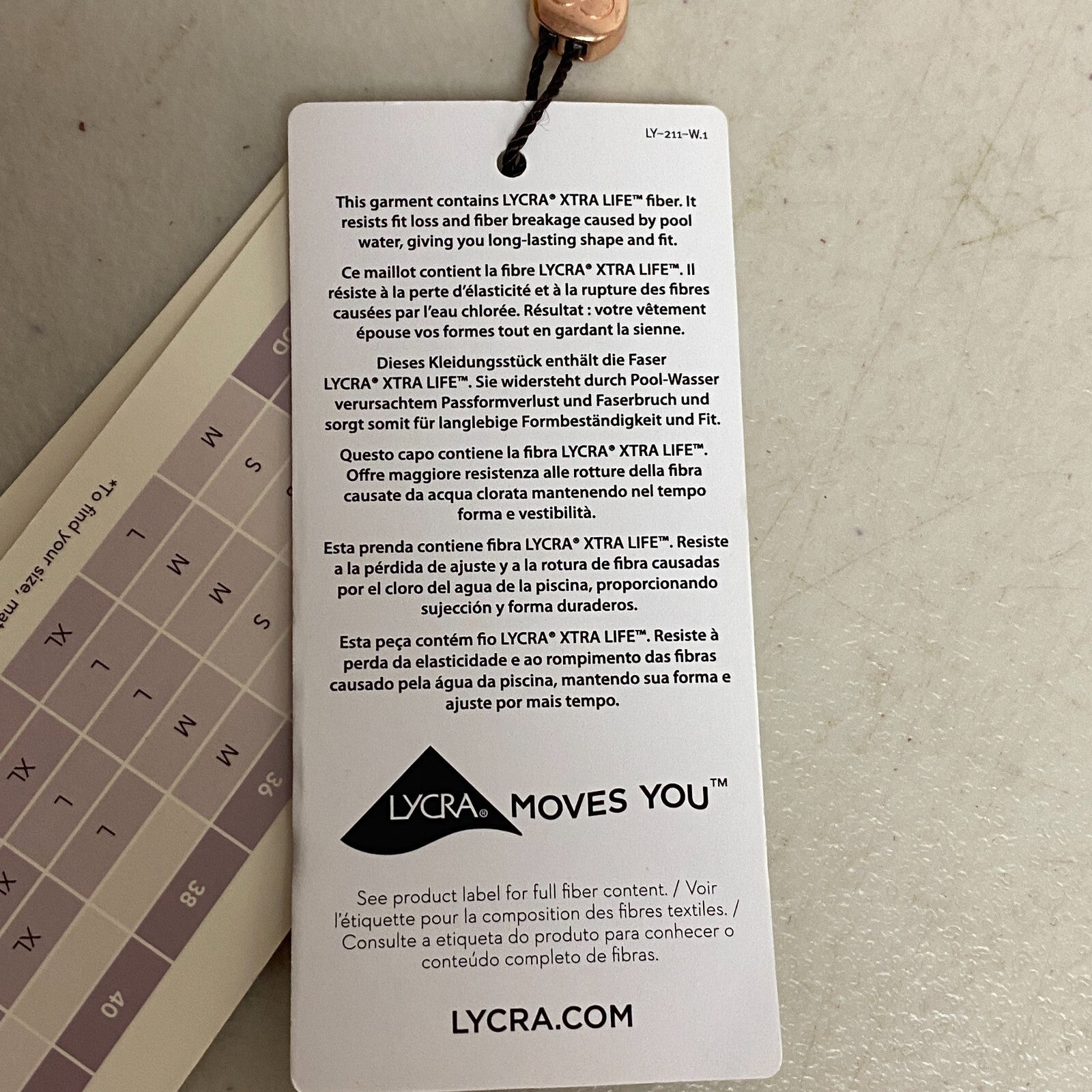 CALIA Women's Shirred Strapless Bandeau Low Support SwimTop Lilac Flash WSA23202