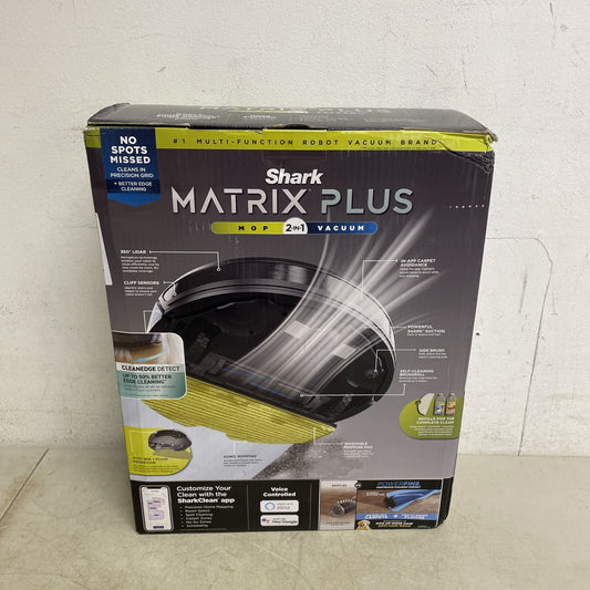 Shark Matrix Plus Ultra Mop 2-in-1 Robot Vacuum Matrix Clean HEPA Filter Black