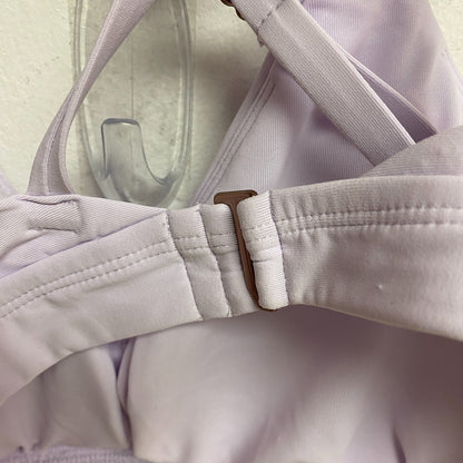 Calia Women's Swim Collection Strappy Back Racerback Bikini Top Blooming Lilac