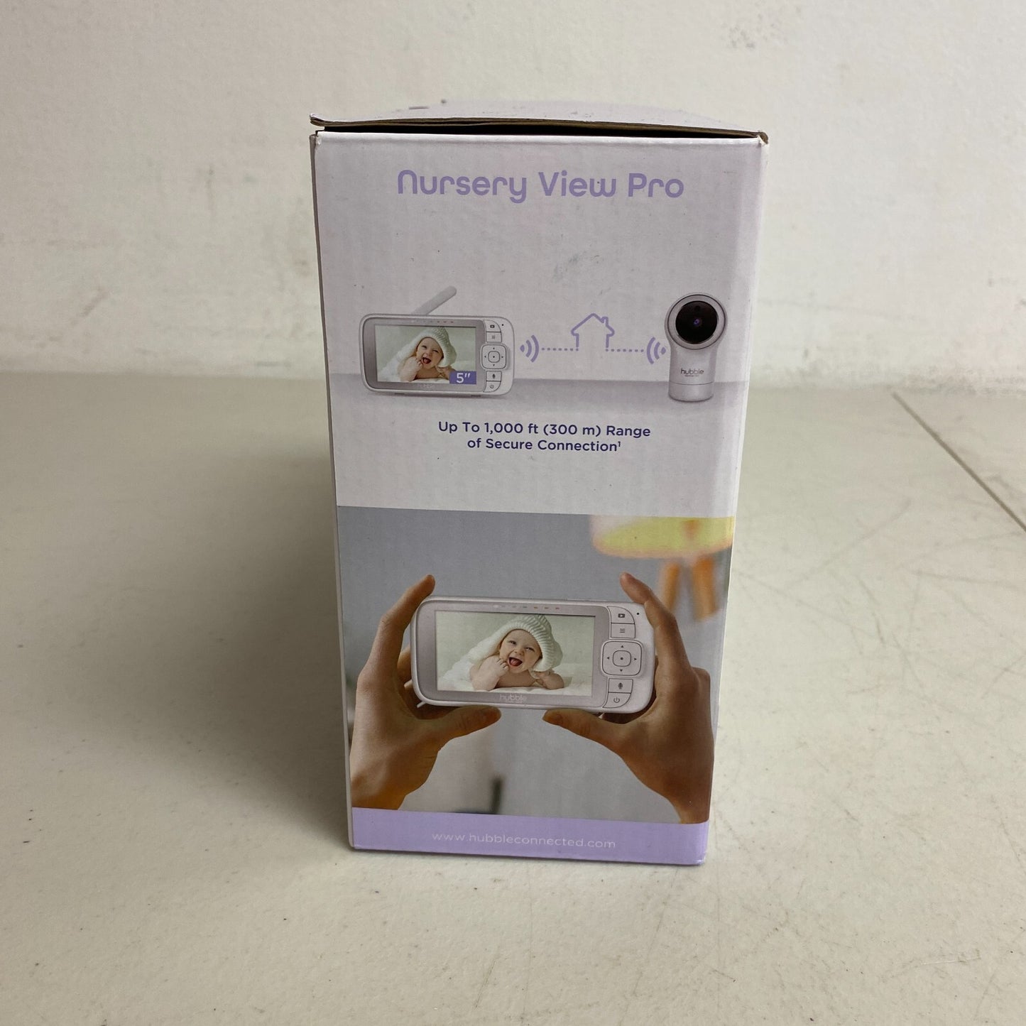 Hubble Connected Nursery View Pro 5" Video Baby Monitor Camera With Sounds