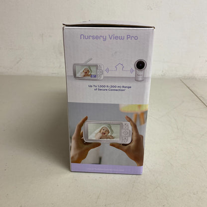 Hubble Connected Nursery View Pro 5" Video Baby Monitor Camera With Sounds