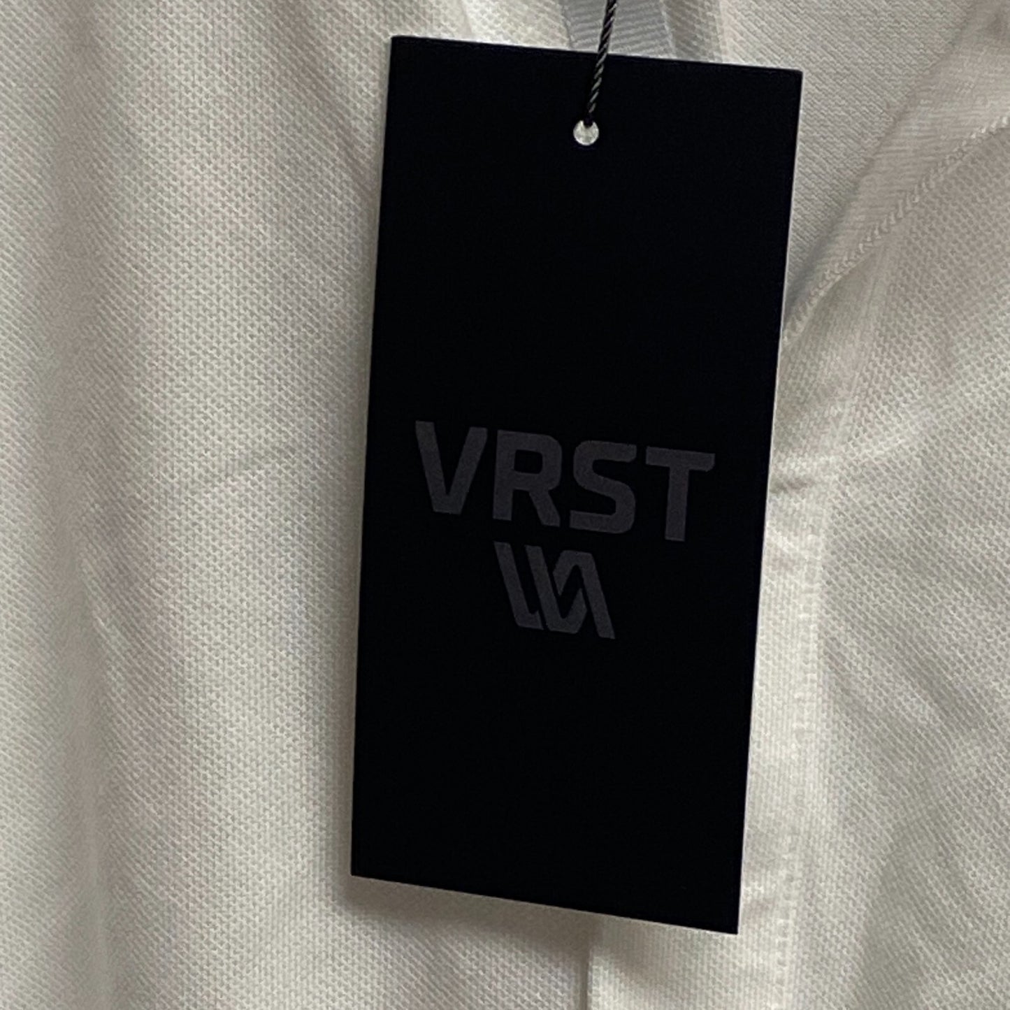 VRST Men's Short Sleeve Button Down Smart Shirt Pure White MAX200333 New