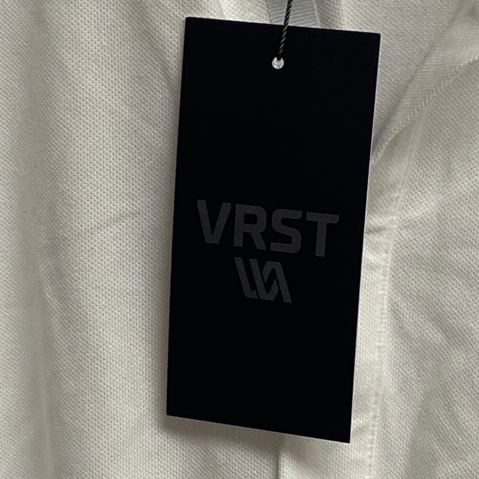 VRST Men's Short Sleeve Button Down Smart Shirt Pure White MAX200333 New