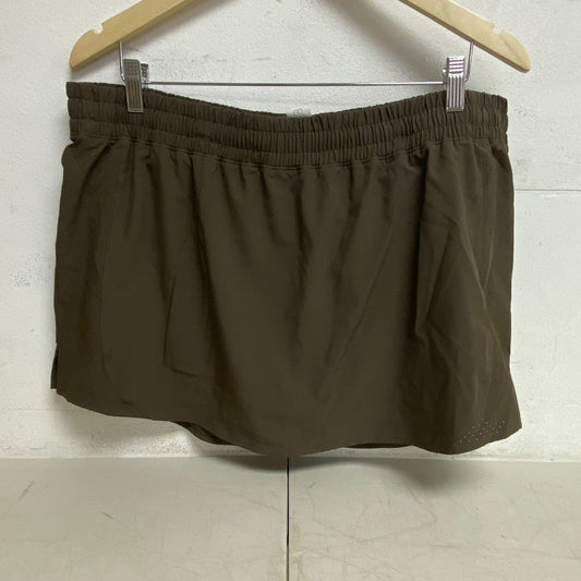 Calia Women's Infinity Run Skort Coffee Grounds WAX12360 BRAND NEW WAX12360
