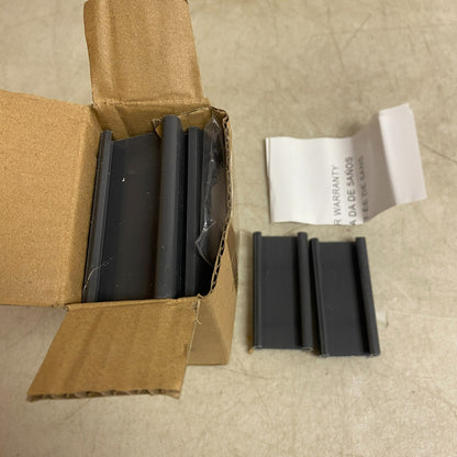 Alera Wire Shelf Label Holders 3" Gray Side Load 10 Pack ALESW59ST