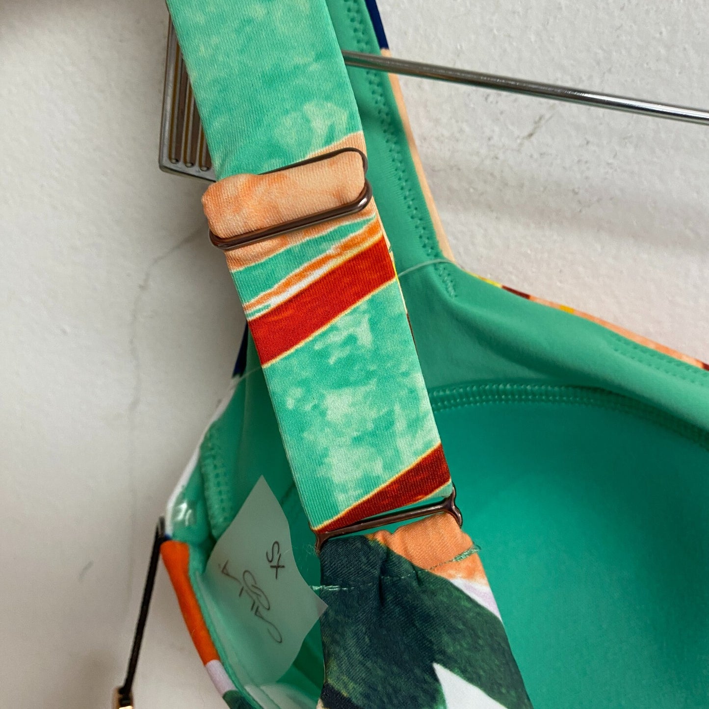 Calia Womens Powersculpt Swim Bikini Top Painterly Floral Multi WSA22208PRT