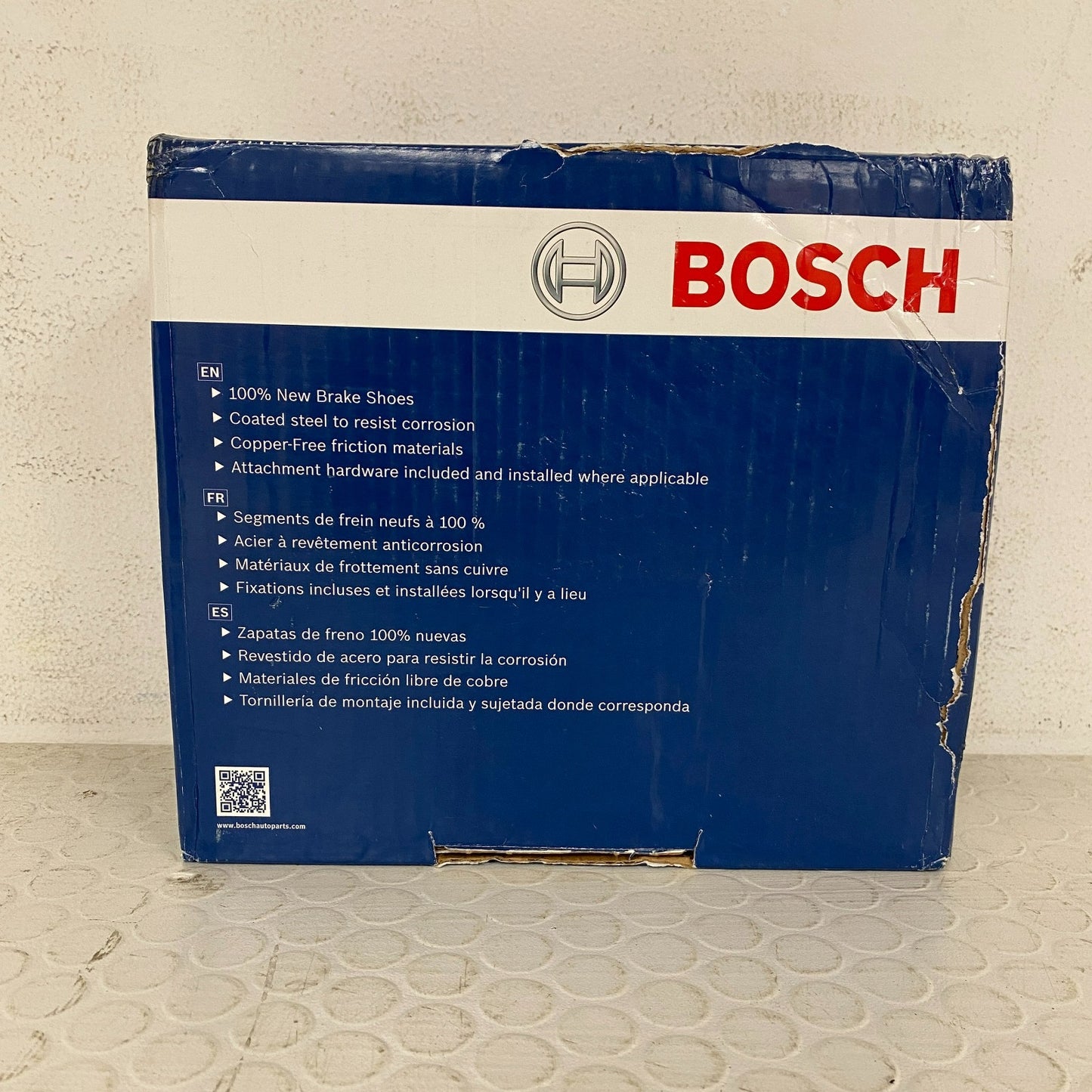 Bosch BS714 Blue Rear Drum Brake Shoe Set for Dodge Caravan Chrysler Voyager