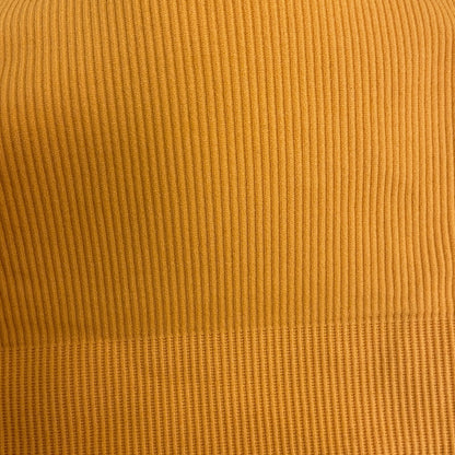 DSG Women's Low Support Seamless Ribbed Halter Strappy Bra Light Orange DAW11710