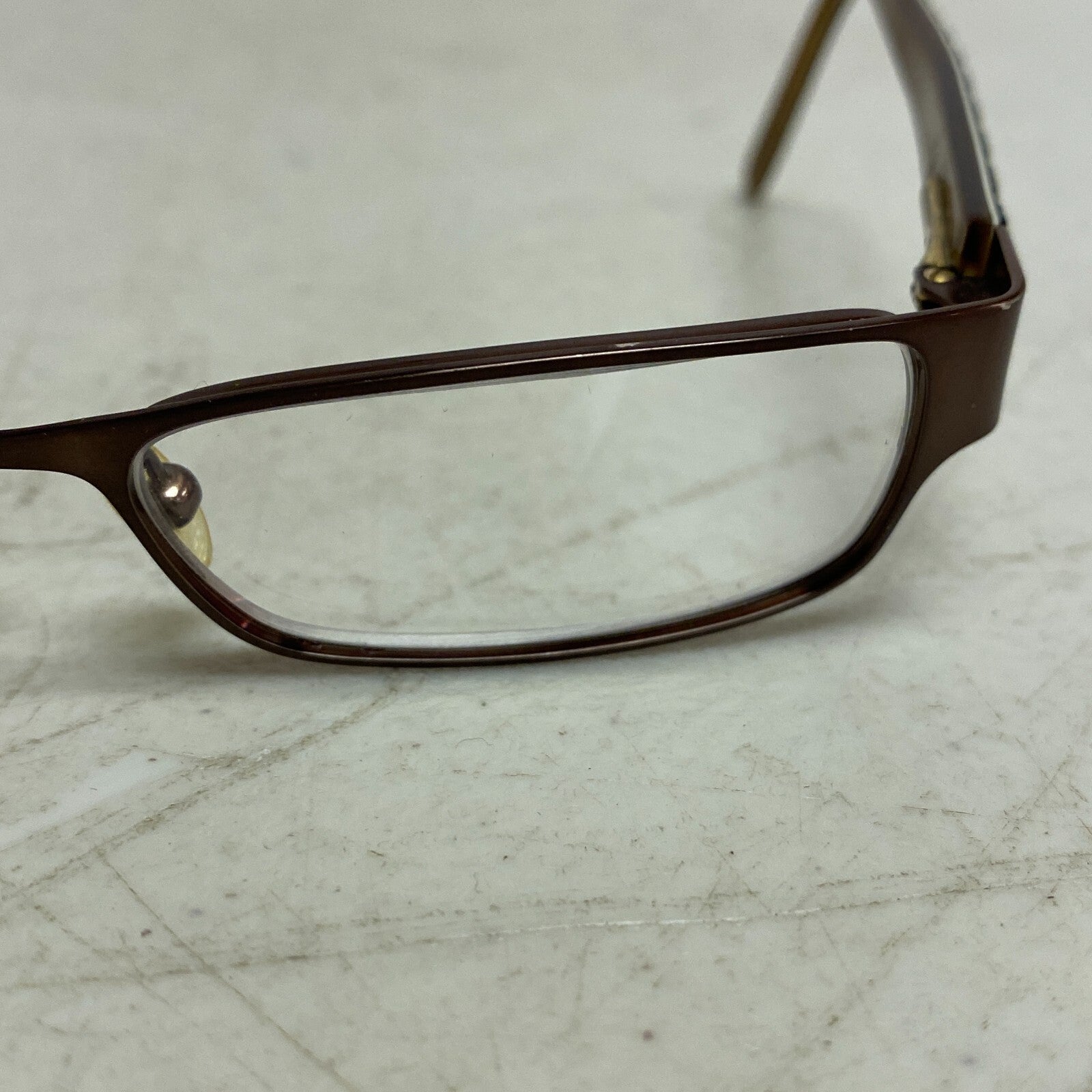 Diesel Women Eyeglasses Patterned glasses 8/3 51-17 Brown/Beige  USED -VERY GOOD