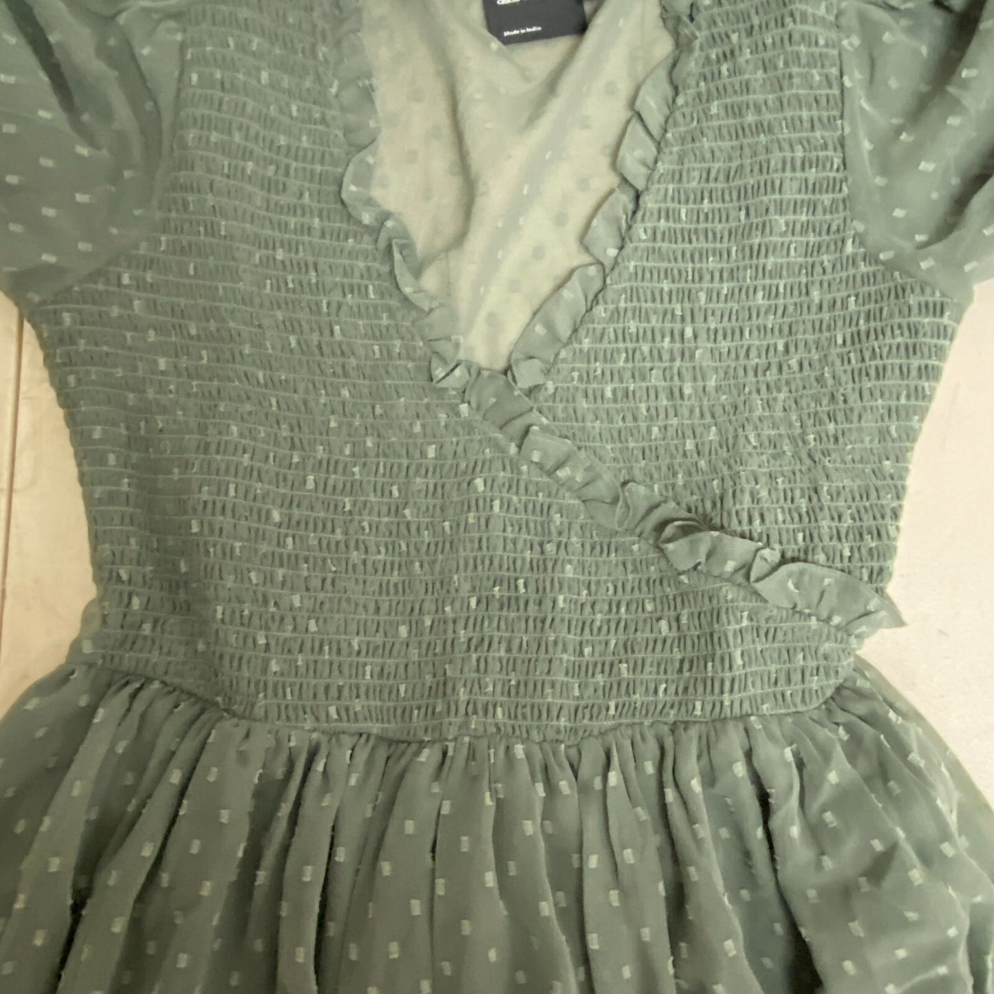 Asos Design Forest Green polyester Women's Dress US size 6