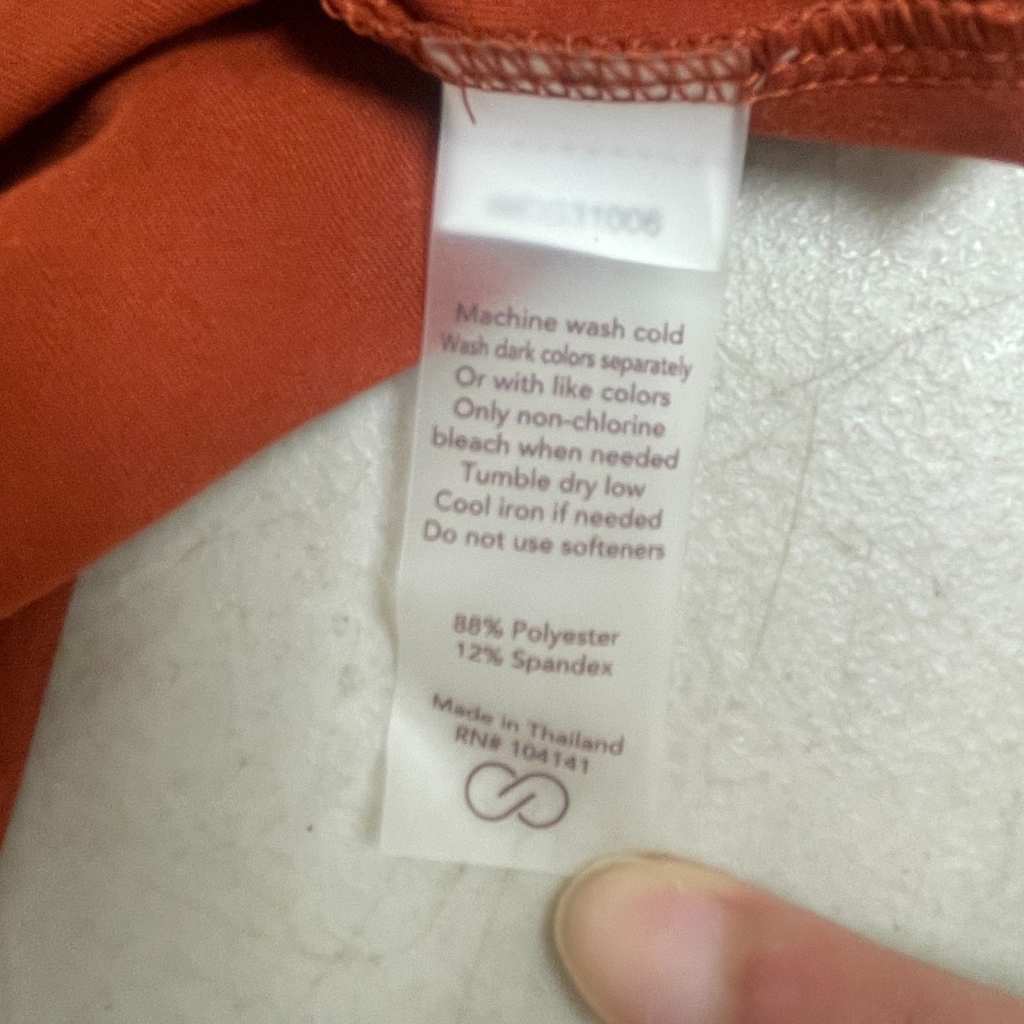 Calia Womenâs Smoldering Clay Lightweight Athletic Top Yoga Gym WCG31006