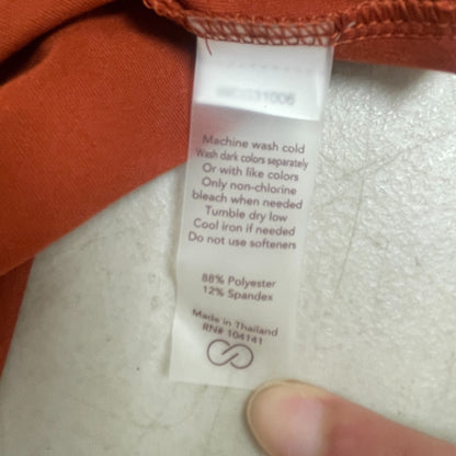 Calia Womenâs Smoldering Clay Lightweight Athletic Top Yoga Gym WCG31006