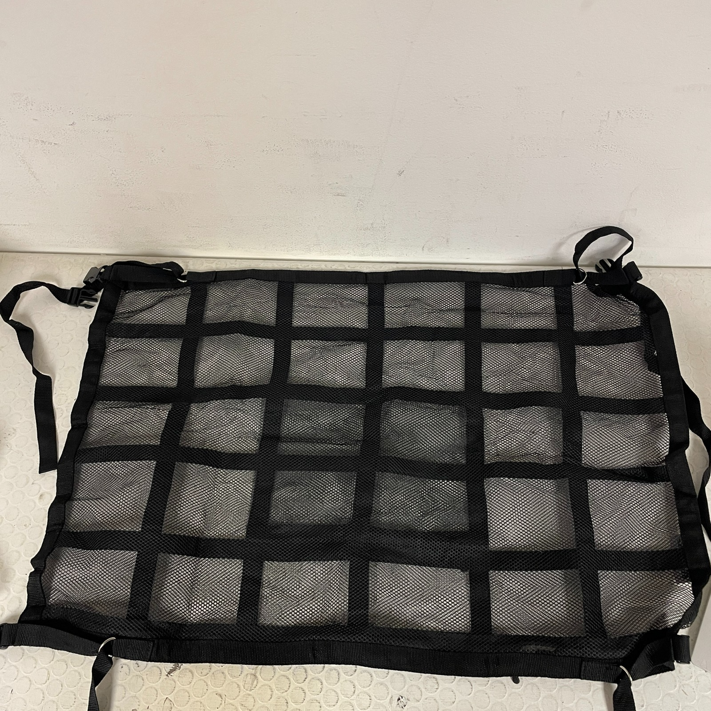 SUV Car Ceiling Cargo Net Double-Layer Mesh Roof Storage Organizer 35.4"x23.6"