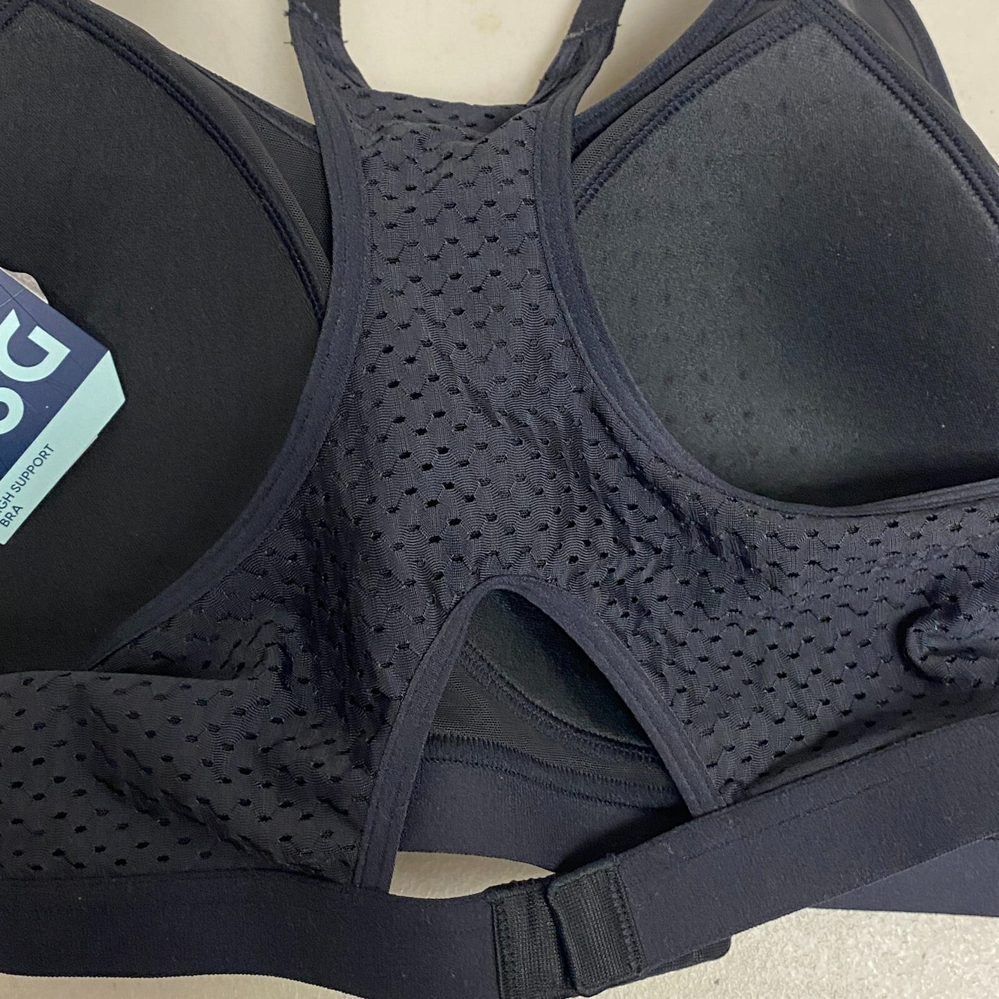 DSG Women's High Support Racerback Bra Pure Black Racerback Top Summer DAW30745