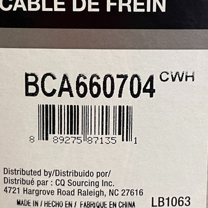Carquest Wearever Parking Brake Cable Rear Left Fits Nissan Maxima BCA660704