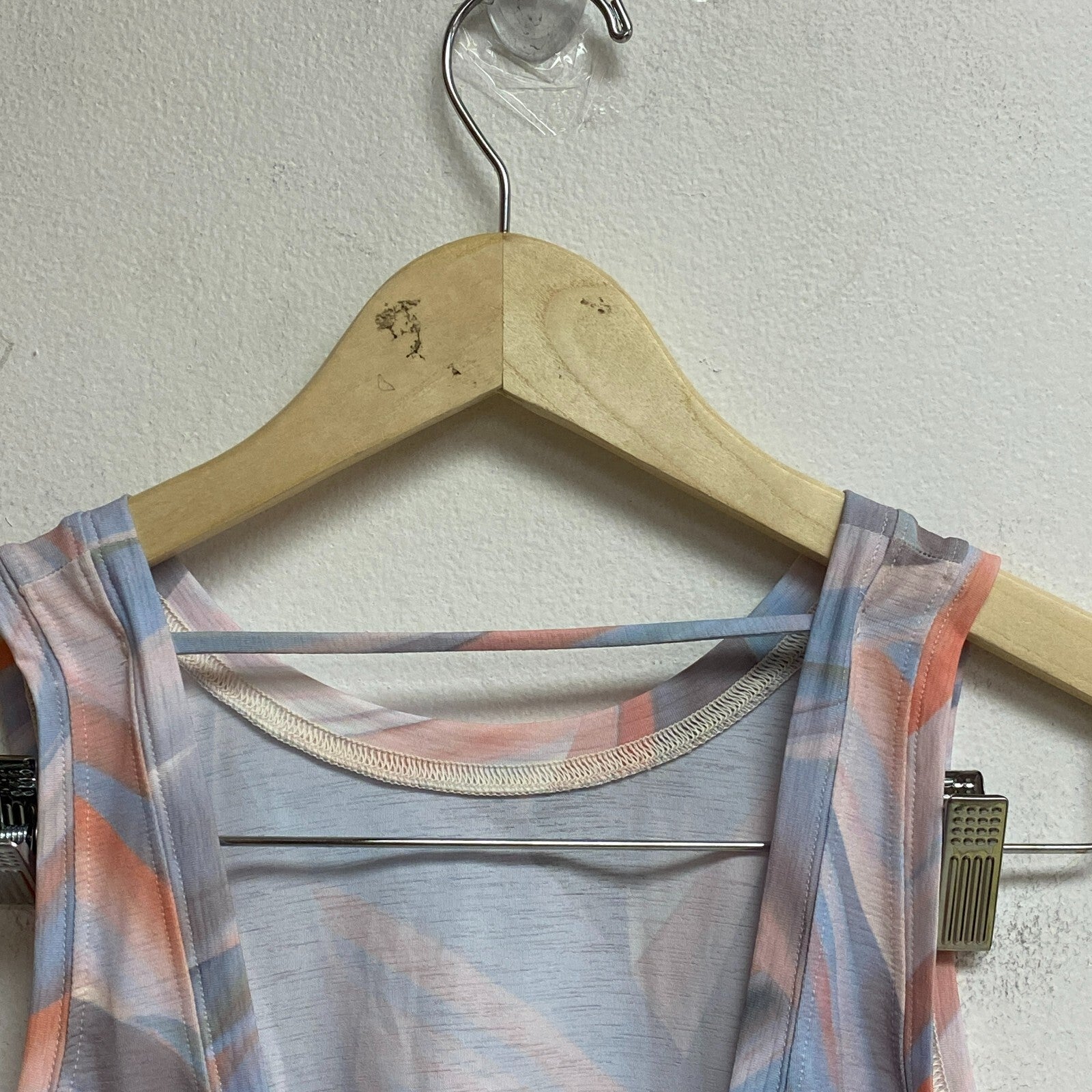 Calia Womens Trapeze Performance Tank Top Mother Of Pearl Sleeveless WAX11268PRT