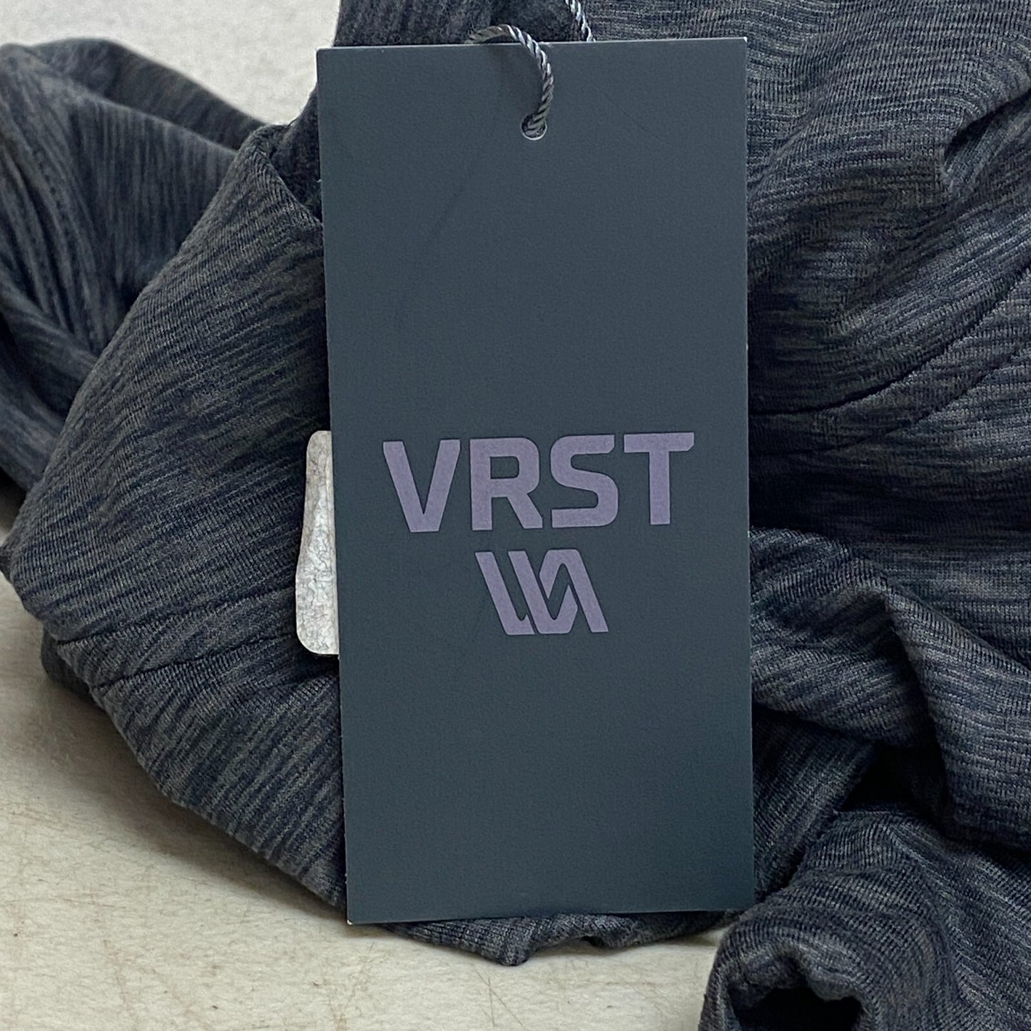 VRST Mens R&R Jersey Hoodie Pure Black Heather MAX200307 BRAND NEW