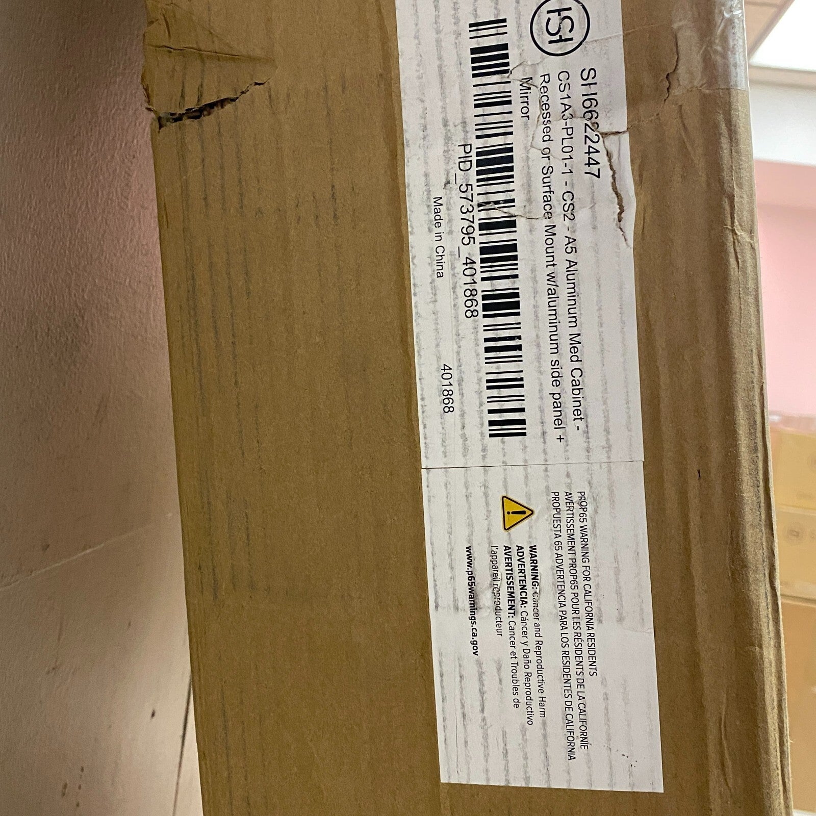 Signature Hardware CSIA3-PL01-1-CS2-A5 Aluminum Med Cabinet - Recessed or S,,,,,