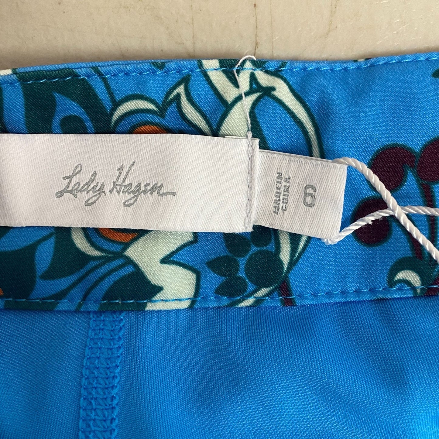 Lady Hagen Womans 6  Fashion Scarf Skort Scarf Print Multi BRAND NEW