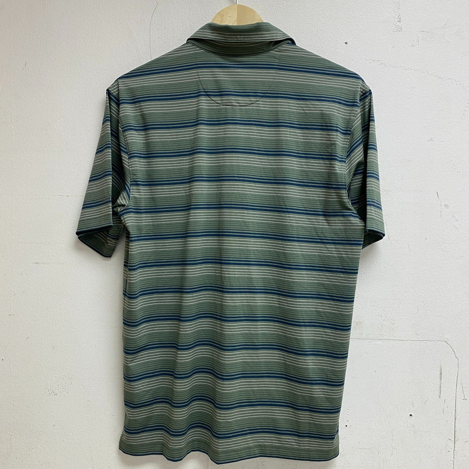 Walter Hagen Men's Perfect 11 Gradient Micro Stripe Polo Ombre Washed MGA31276