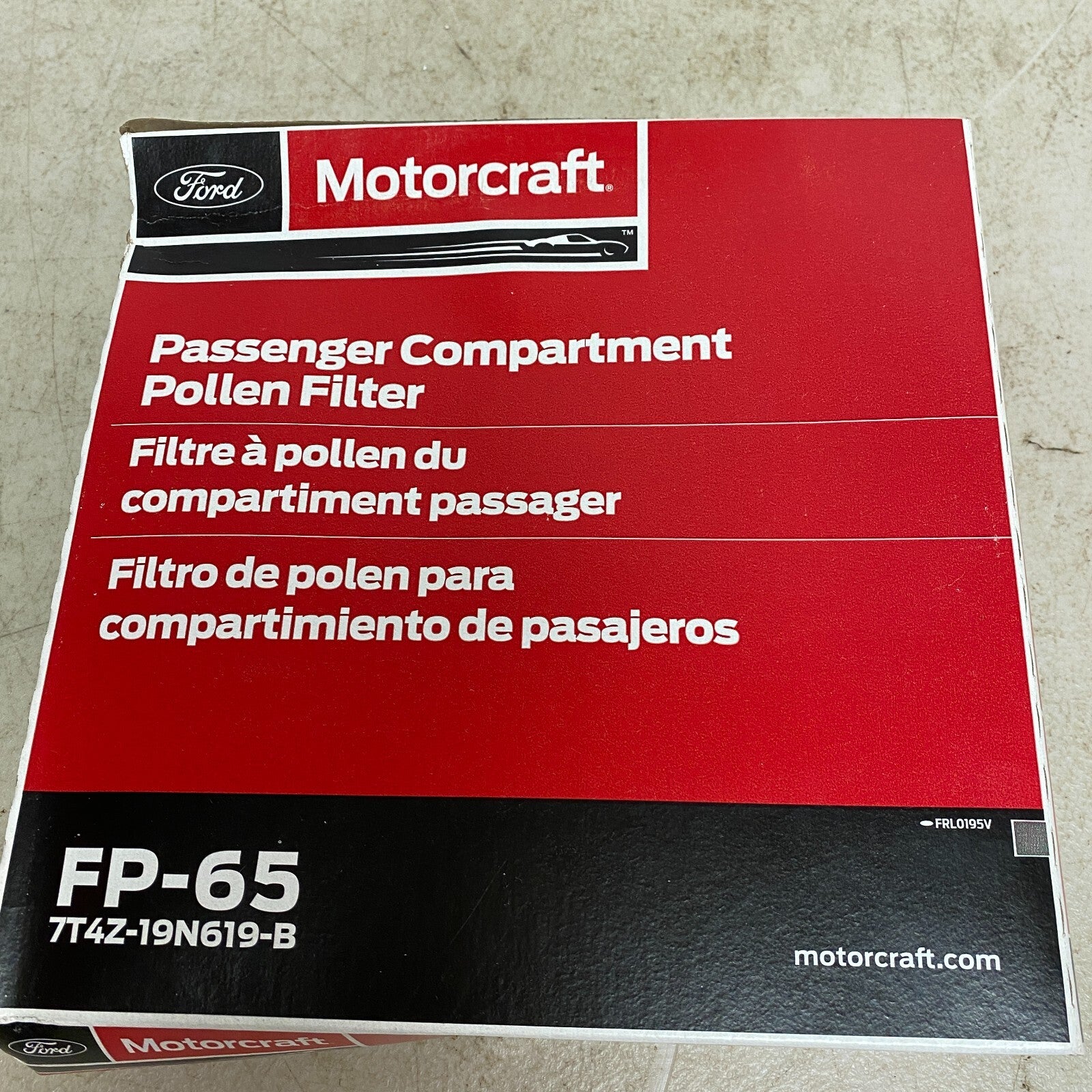 Ford Motorcraft Cabin Air Filter FP-65 , 7T4Z-19N619-B