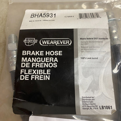 Carquest Rear Center Brake Hose for 1959–1960 Cadillac Series 62 BHA5931