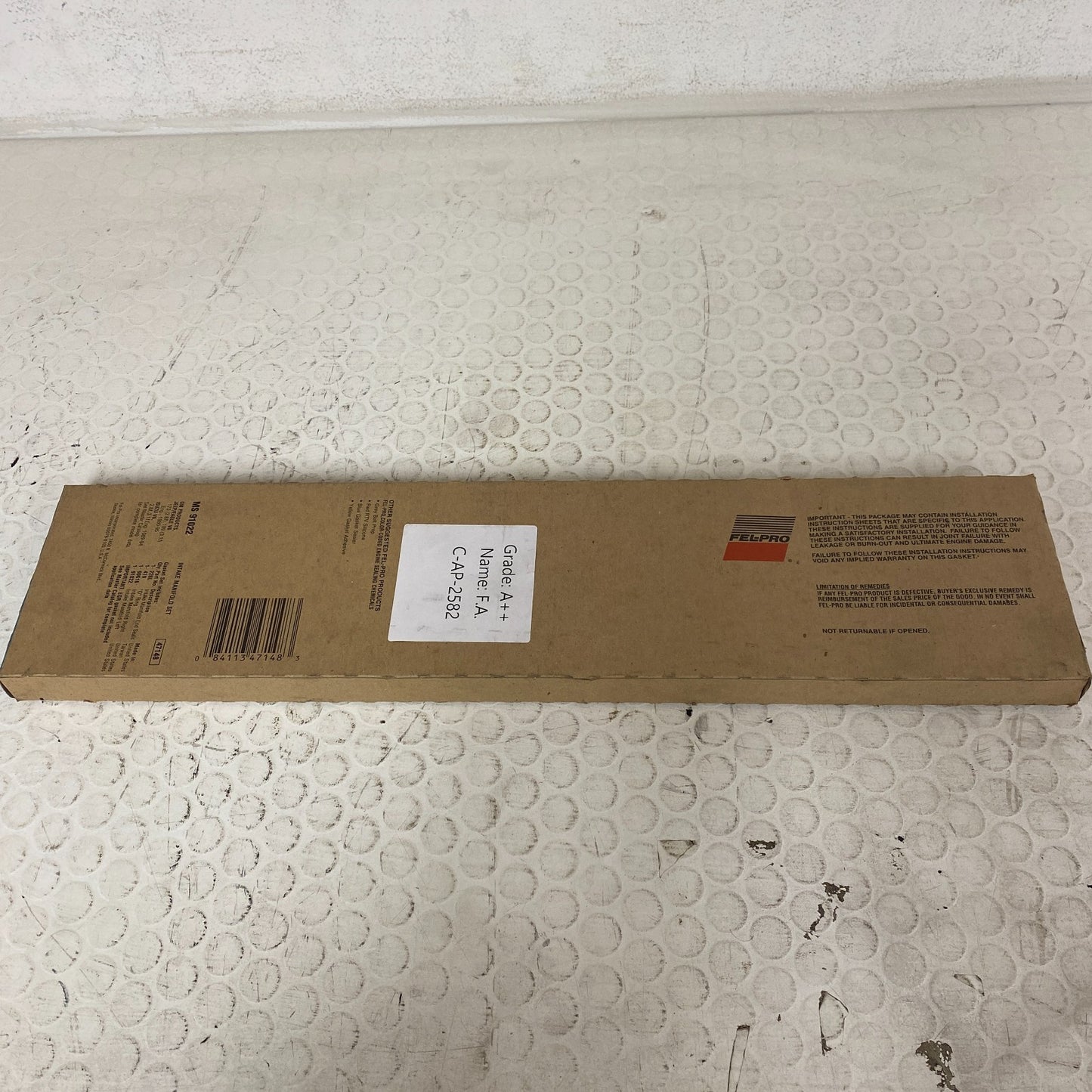 FEL-PRO MS 91022 Intake Manifold Gasket Set Lower 1982-1993 Chevrolet S10